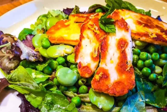 Halloumi-Broad-Bean-Salad